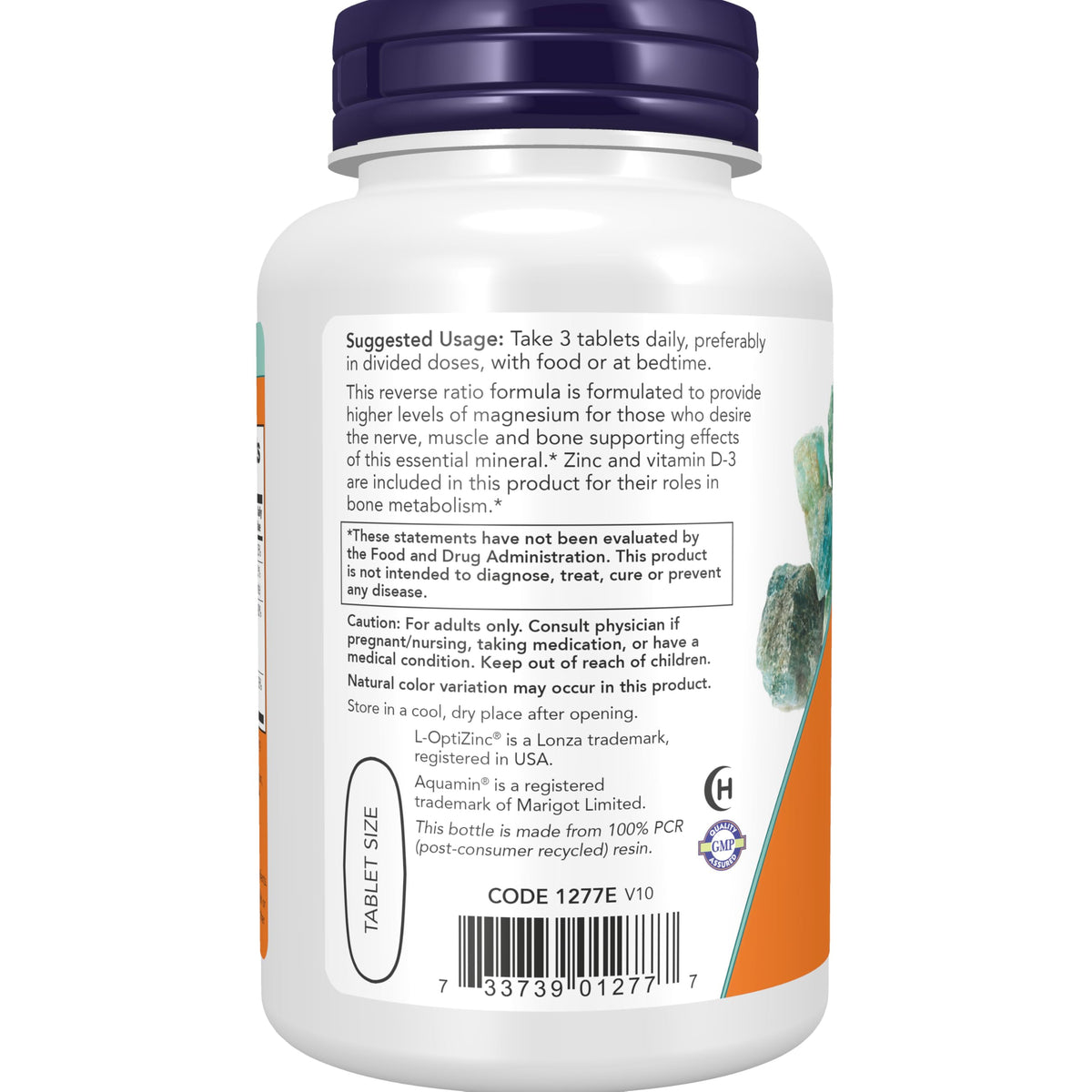 Magnesium & Calcium with Vitamin D3 and Zinc 100 Tabs Y736