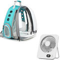 Expandable Cat Backpack with Mini Fan P672