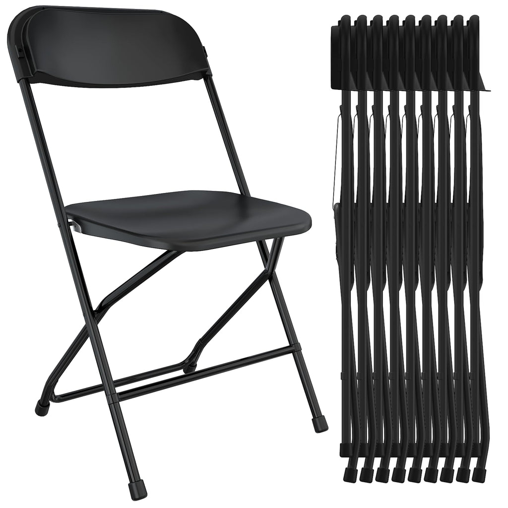 Black Folding Chairs 10 Pack P471