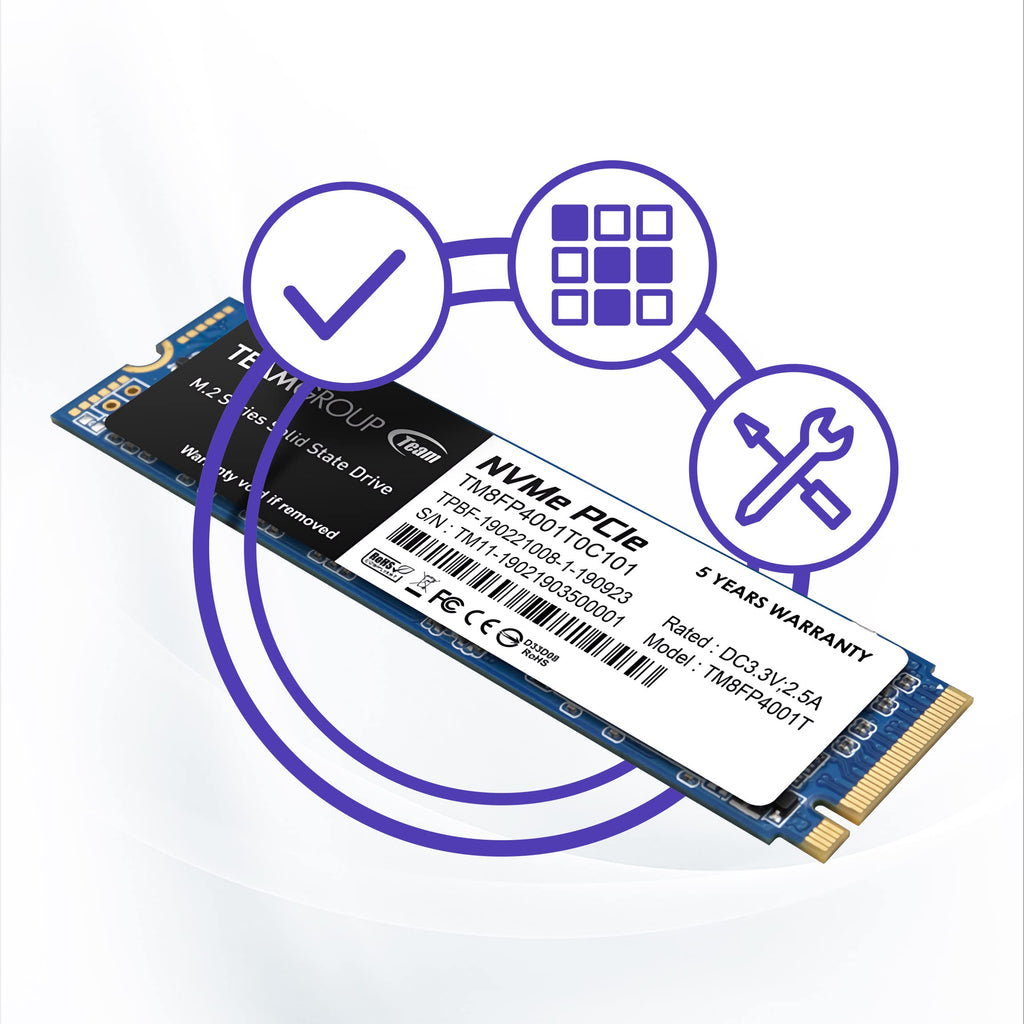 4TB NVMe PCIe Gen3x4 M.2 2280 Internal SSD E312829