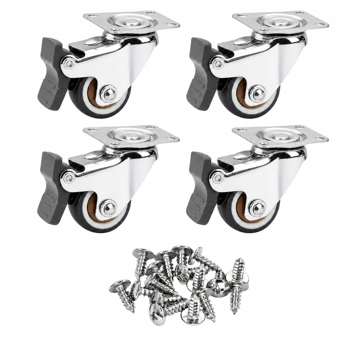 1 Inch Caster Wheels Set of 4 V471755