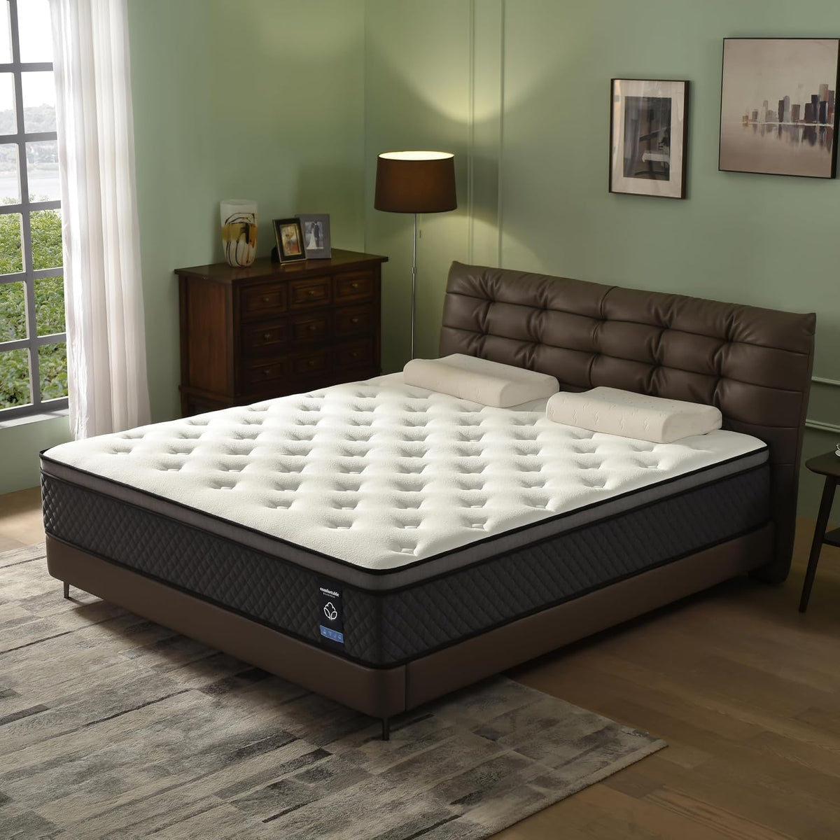 Full Size 12 Inch Hybrid Gel Memory Foam Mattress T418