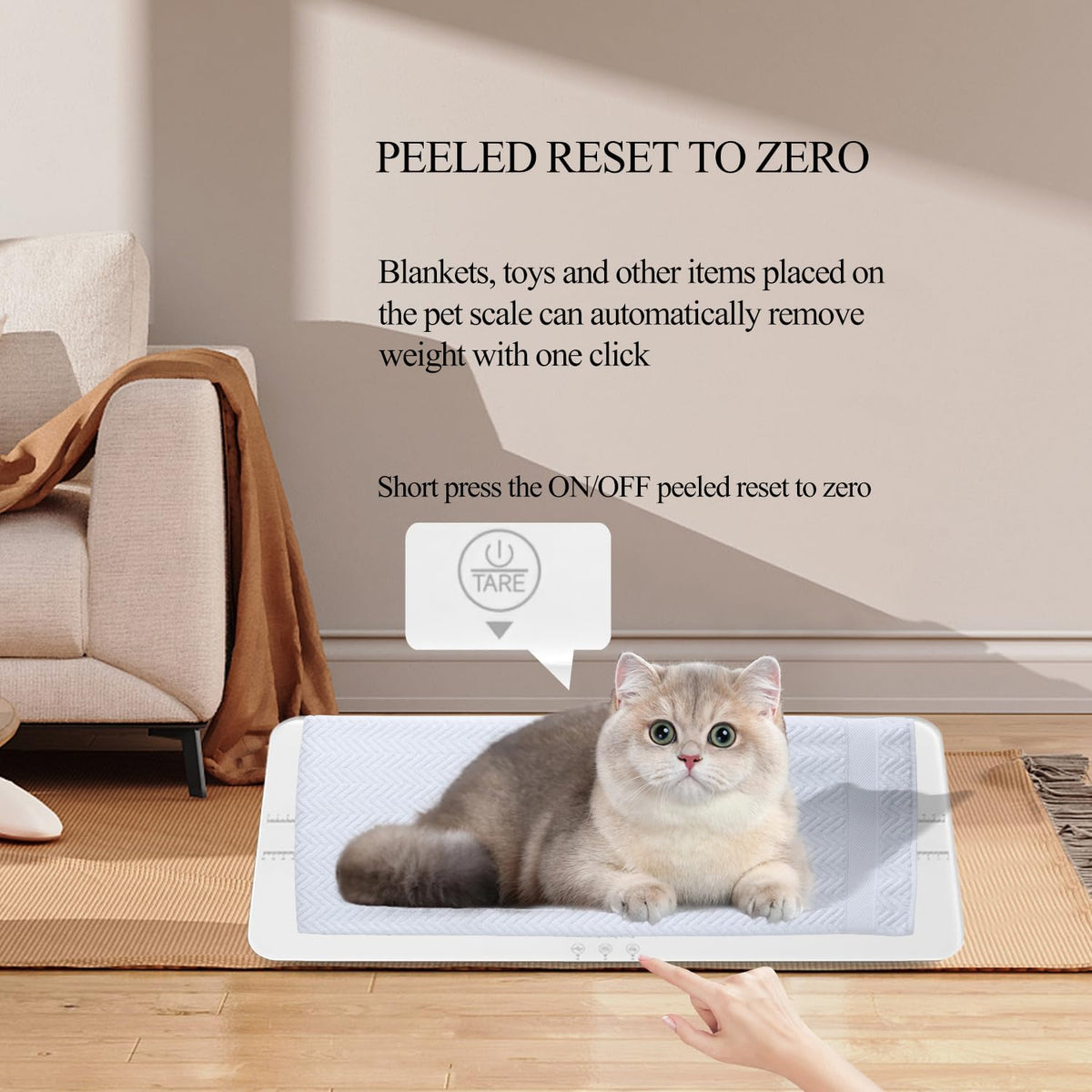 Digital Pet Scale, Baby Scale White Z631294