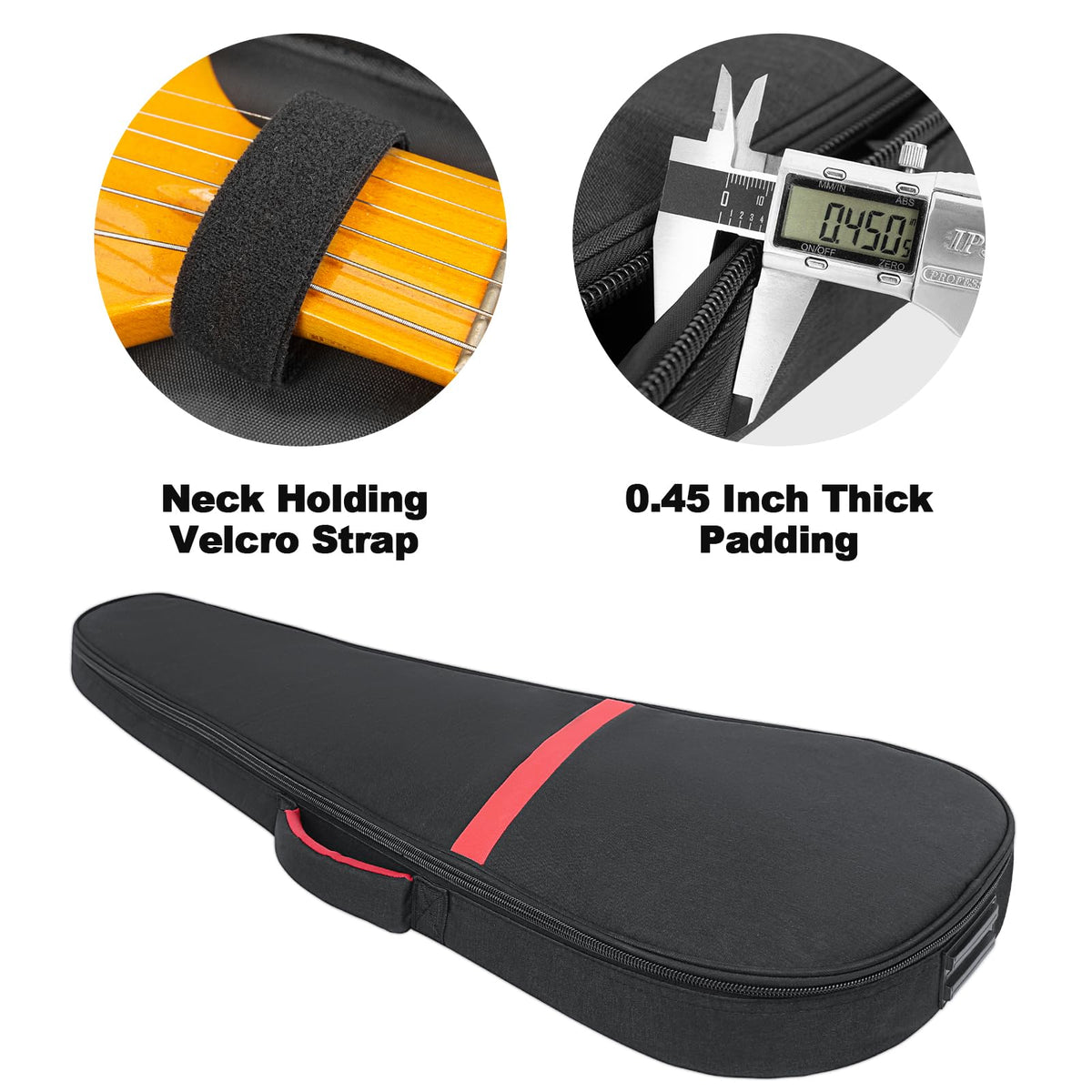 11mm Thick Padded 39 Inch Electric Guitar Bag C818785