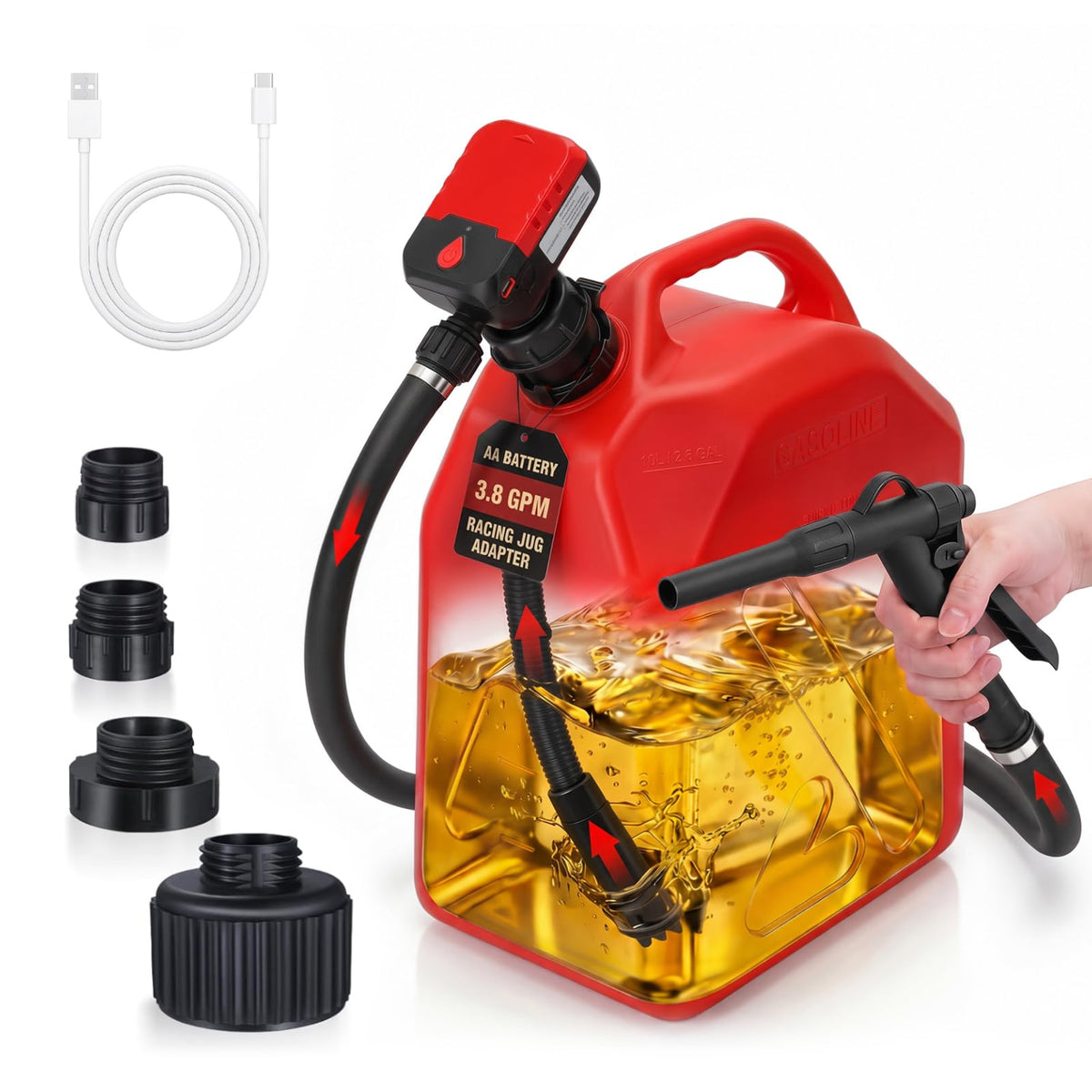 Portable Gas Can Fuel Pump D74007