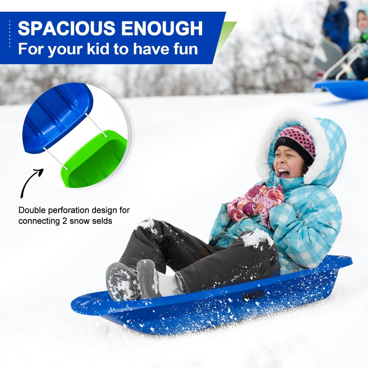 35/47 Inch Snow Sled M909
