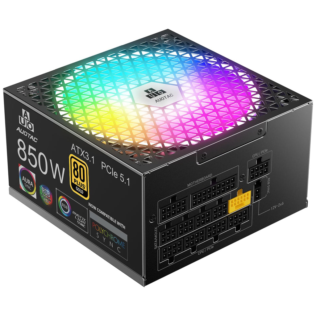 850W Fully Modular 80+ Gold ATX 3.1 Power Supply M5043