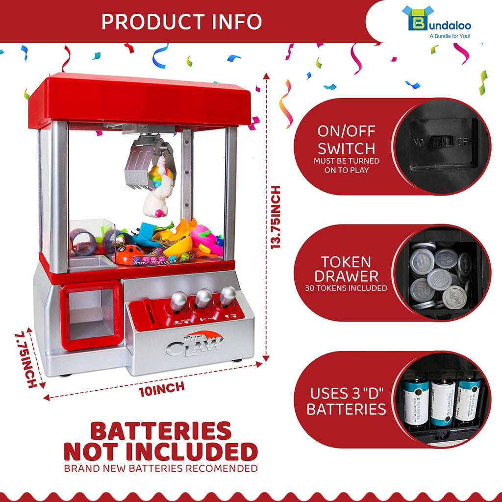 Mini Candy Grabber Claw Machine Toy R77461