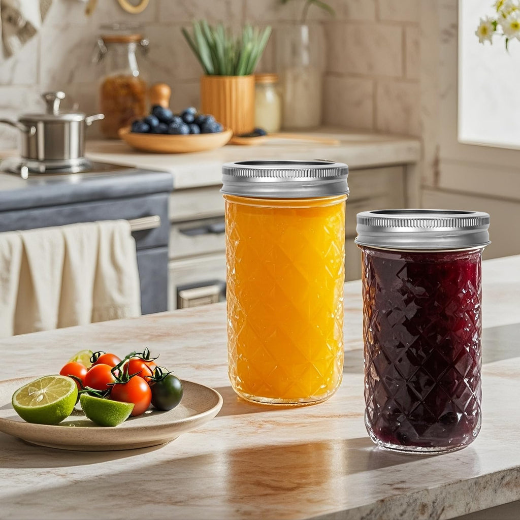 12 oz Regular Mouth Glass Mason Jar 20 Pack T592349