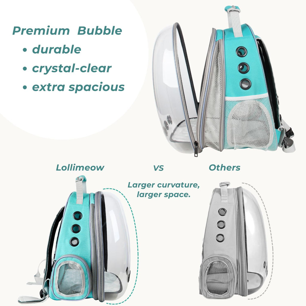 Expandable Cat Backpack with Mini Fan P672