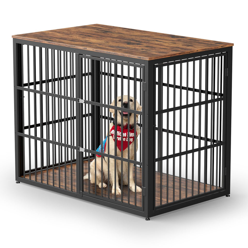 48'' XXL Dog Crate Furniture with 3 Doors T207389