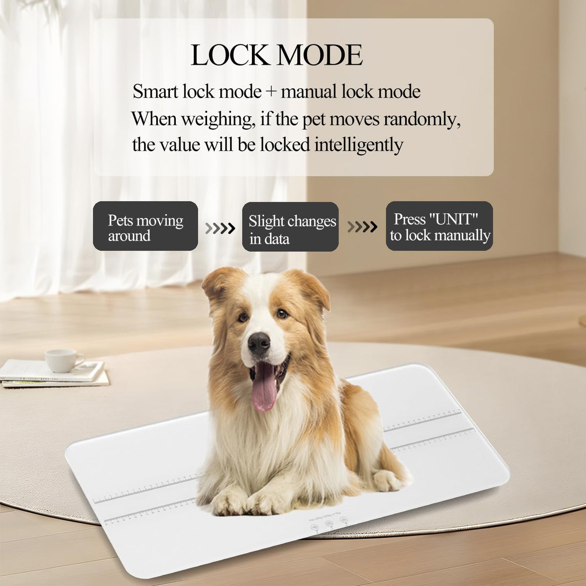 Digital Pet Scale, Baby Scale White Z631294
