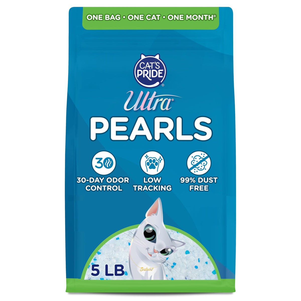 Cat Litter - 99.9% Dust Free, Low Tracking, Fragrance Free - 5 Lbs T799