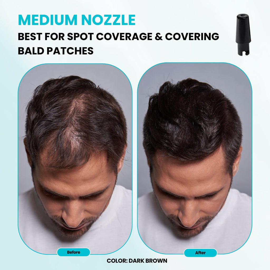 15g Hair Fiber 4 Piece Set with Application Tools C9594