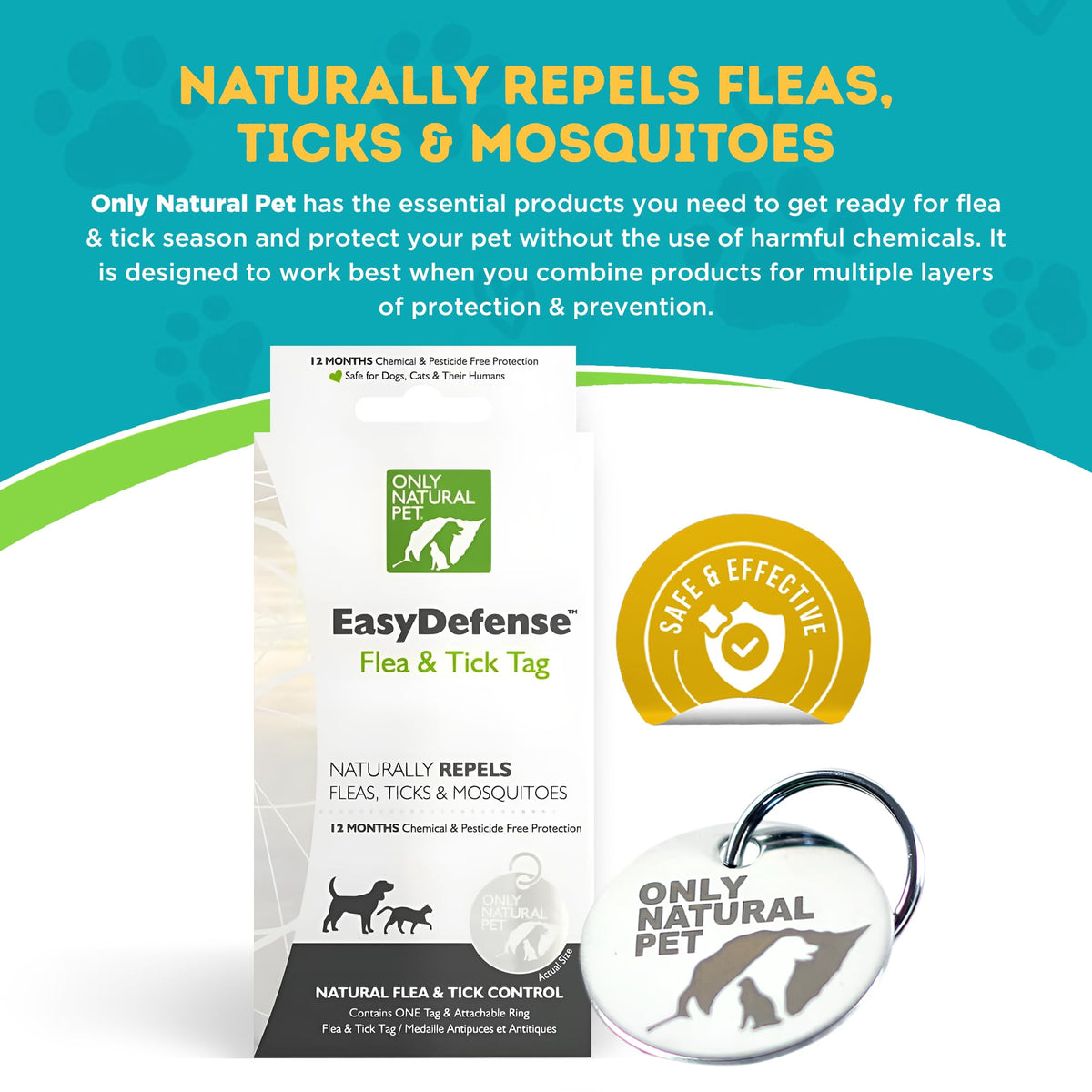 Natural Pet EasyDefense Tag K53613