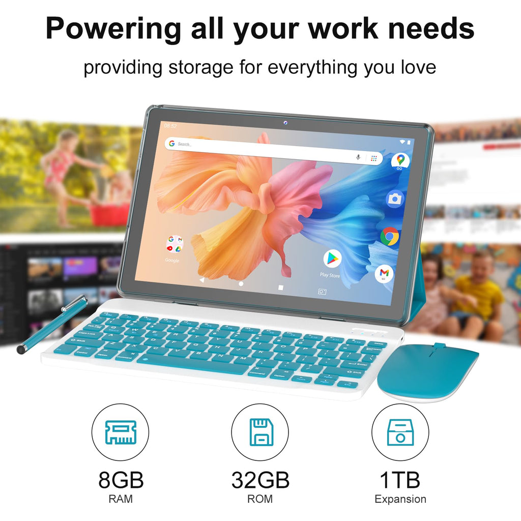 10 inch 2 in 1 Tablet with Keyboard Case D4392