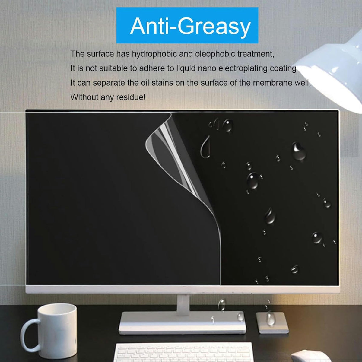 75 Inch TV Screen Protector Anti Blue Light Anti-UV Ultra-Clear H69438