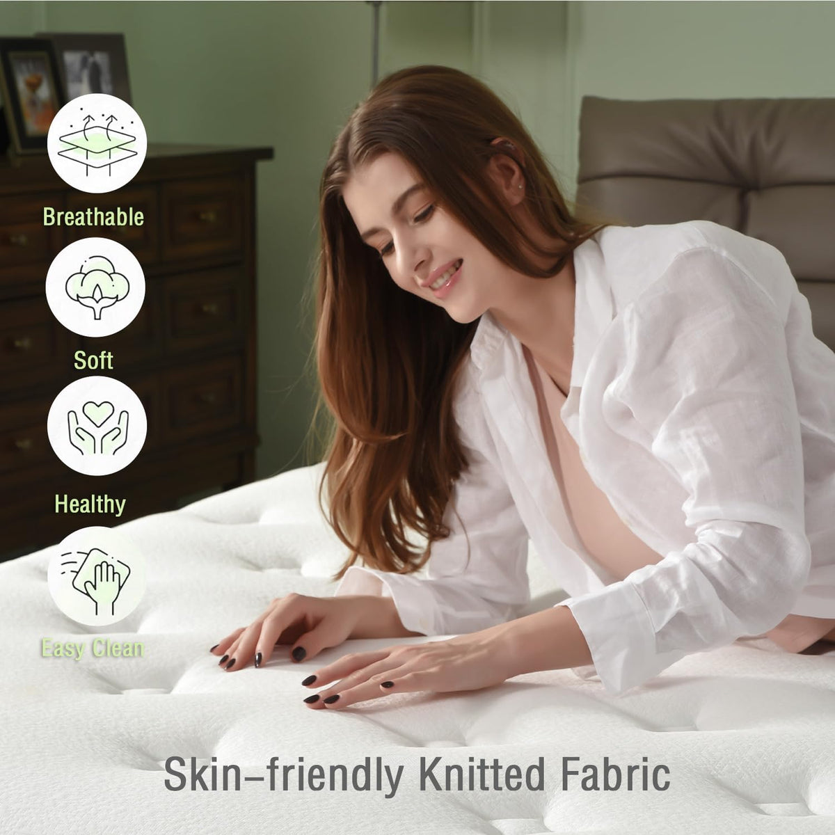 Full Size 12 Inch Hybrid Gel Memory Foam Mattress T418
