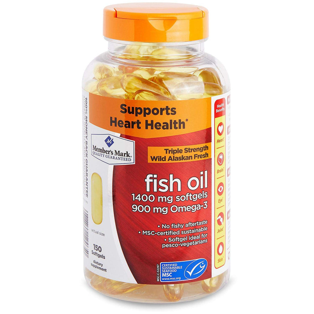 Omega 3 Fish Oil 1400 mg 150 Softgels G7925