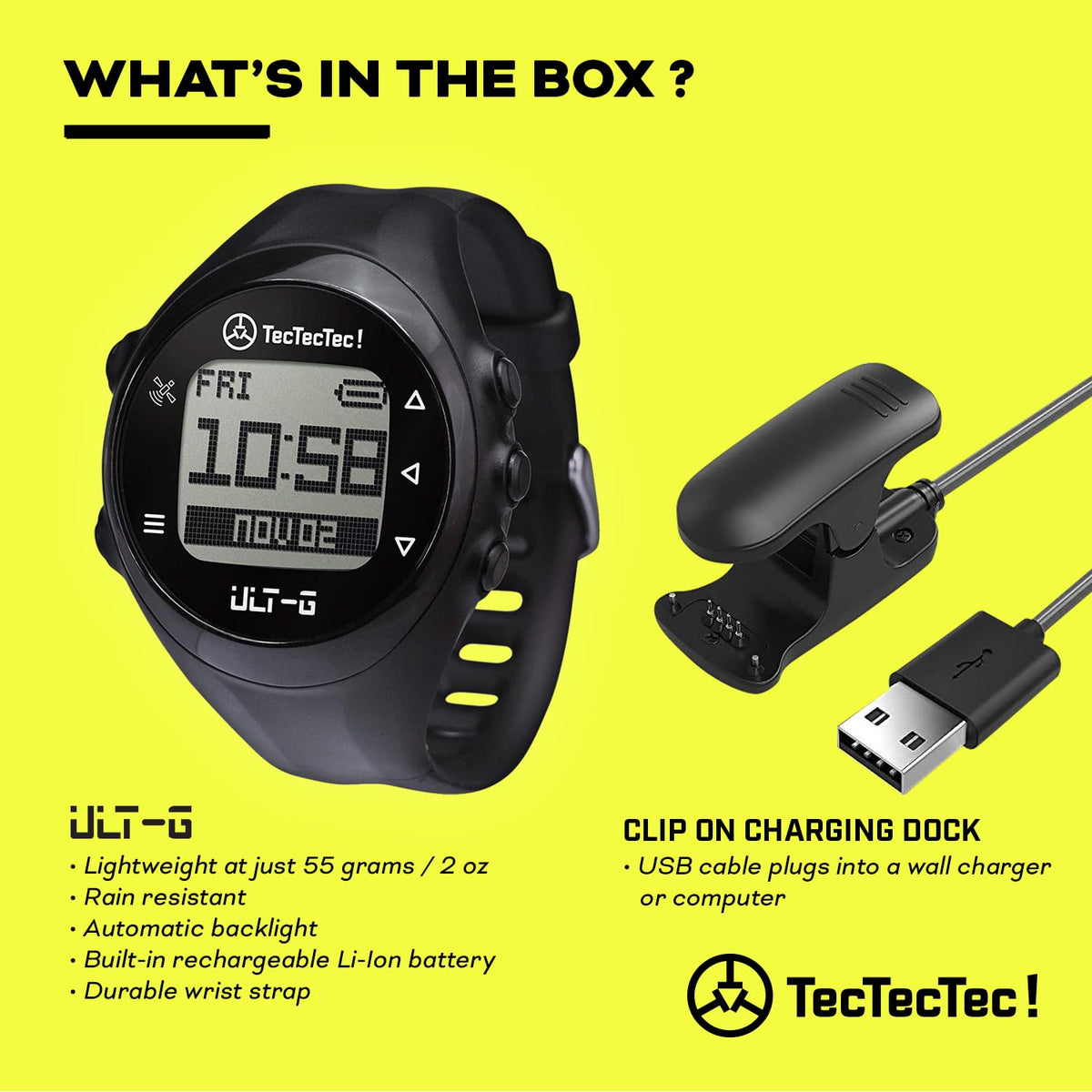 Golf GPS Watch Black P151