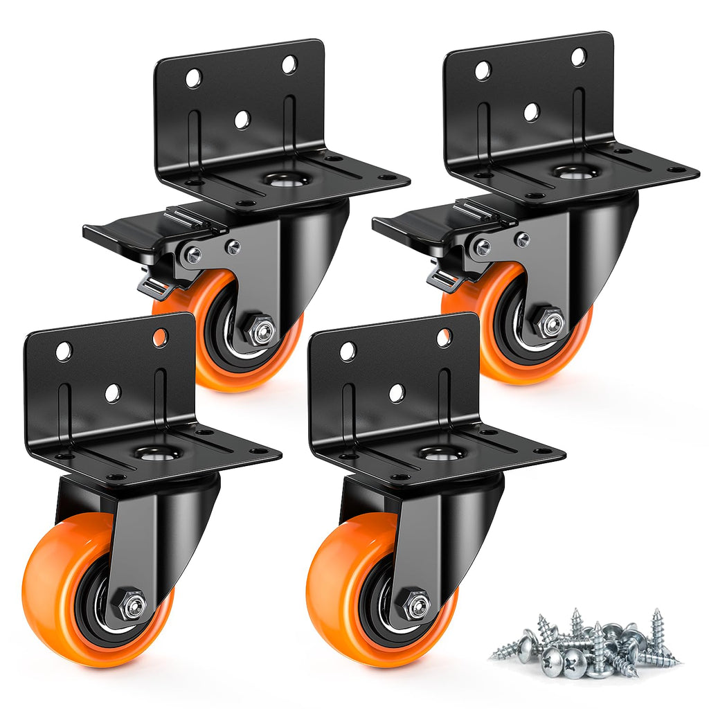 2 Inch Side Mount Caster Wheels Set of 4 Y67034
