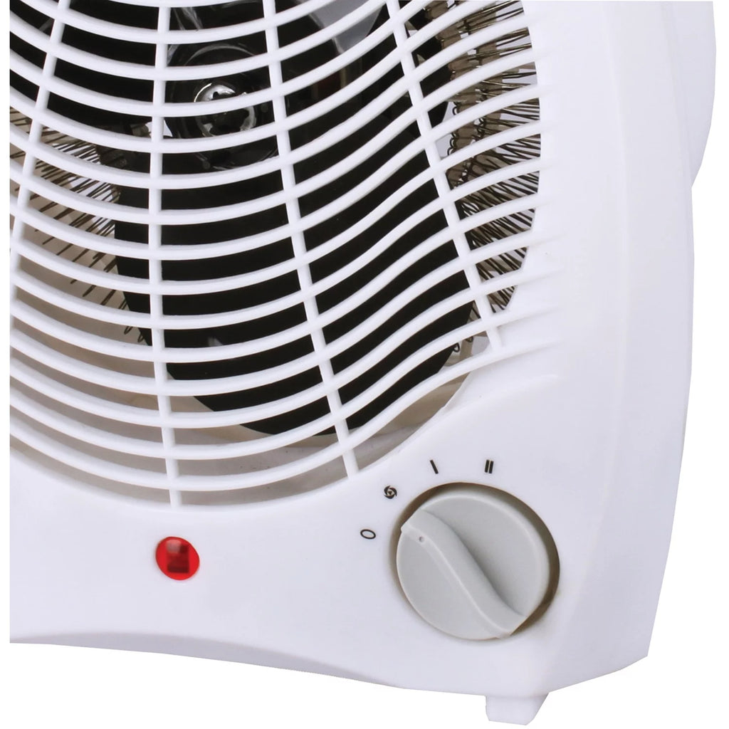 1500W 5000 BTU Portable Electric Space Heater and Fan, Black J1973