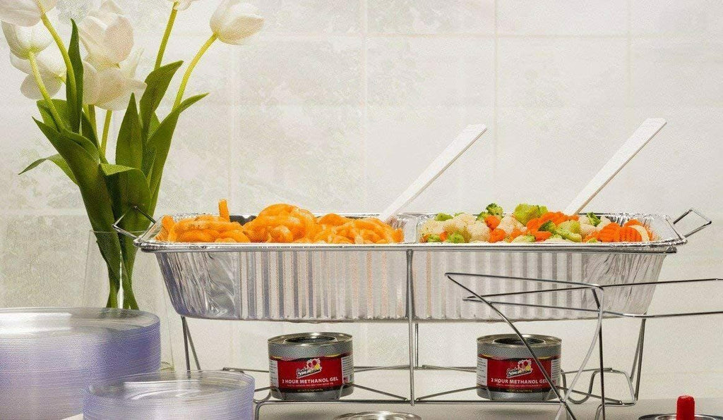 Disposable Aluminum Chafing Dish Buffet Set 24PC O912523