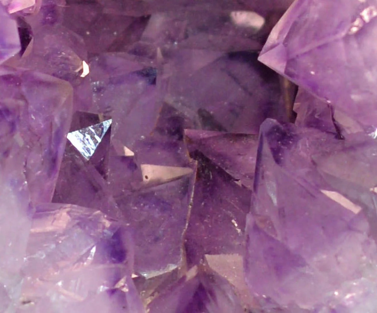 Hand-Carved Amethyst Sphere 5.01 Lb. J828
