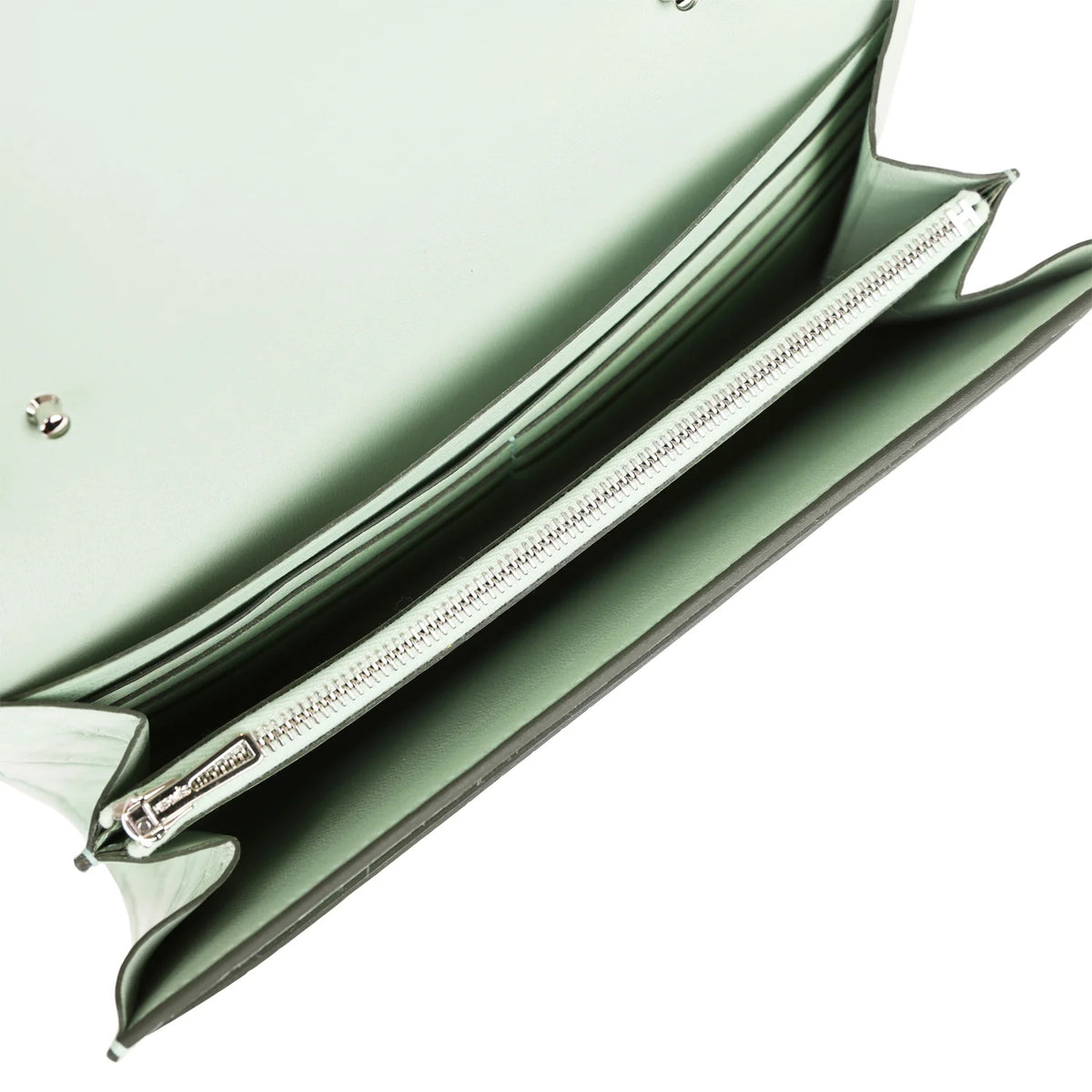 Vert D'eau Matte Alligator Wallet B8818