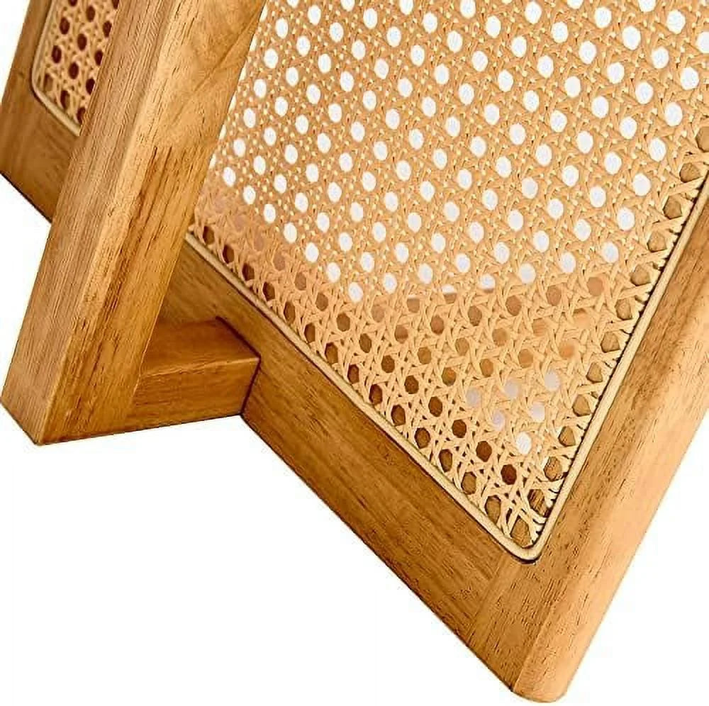 Wooden Coffee Table 47.2" Rectangular with MDF Desktop and Metal Legs Q796767