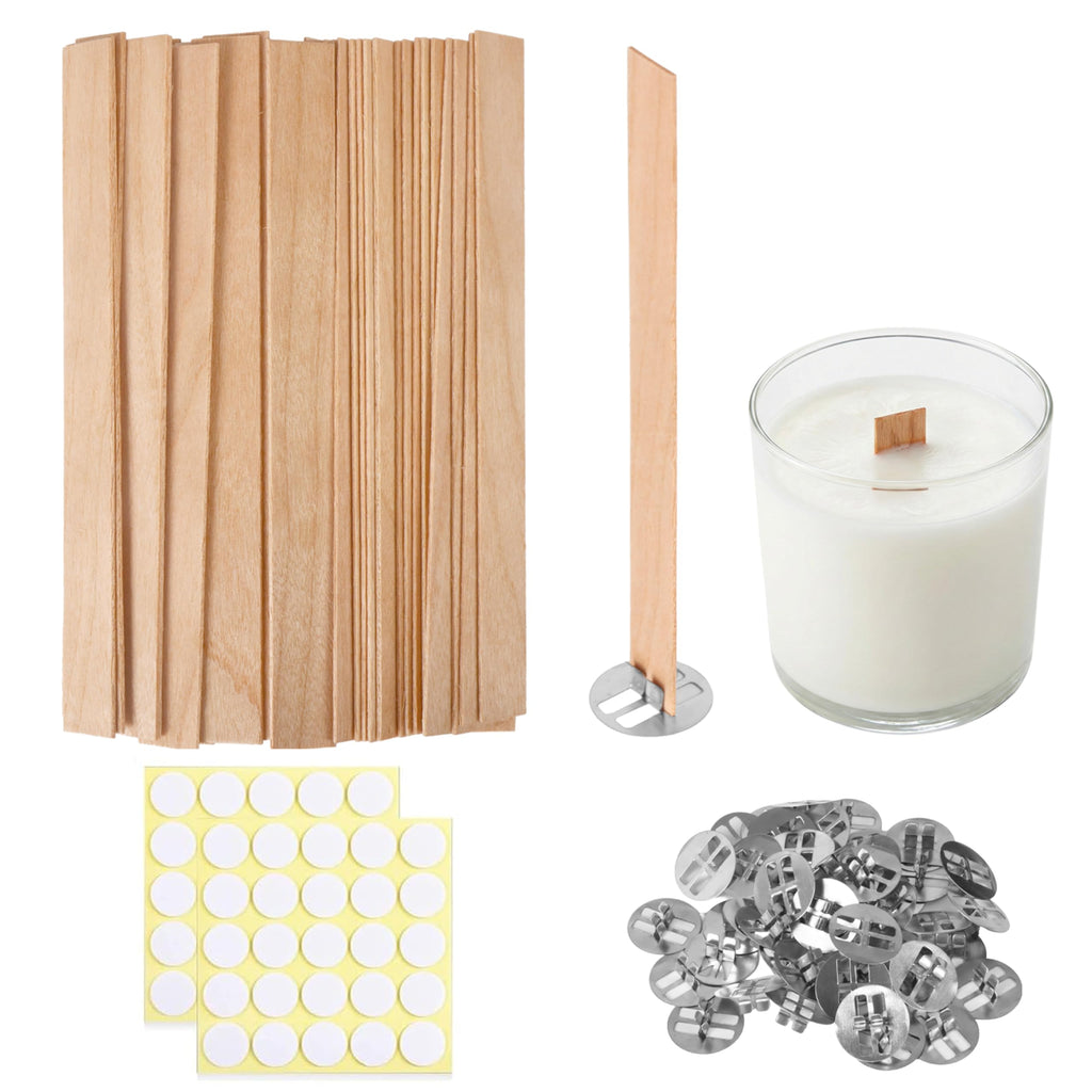 150 Pcs Thickned Wooden Candle Wicks L471175