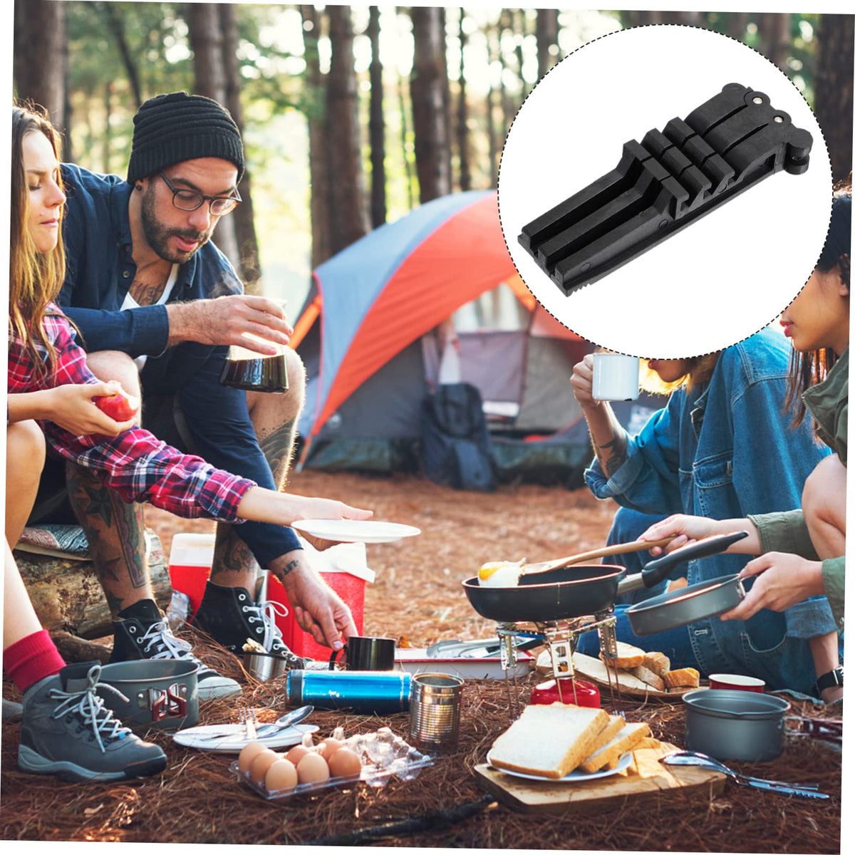 Camping Gas Tank Stand Tripod Stabilizer P3335