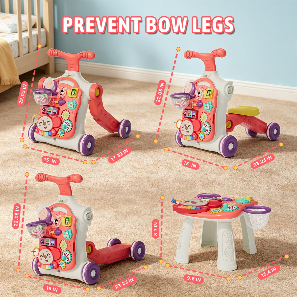 5 in 1 Baby Walker H557028