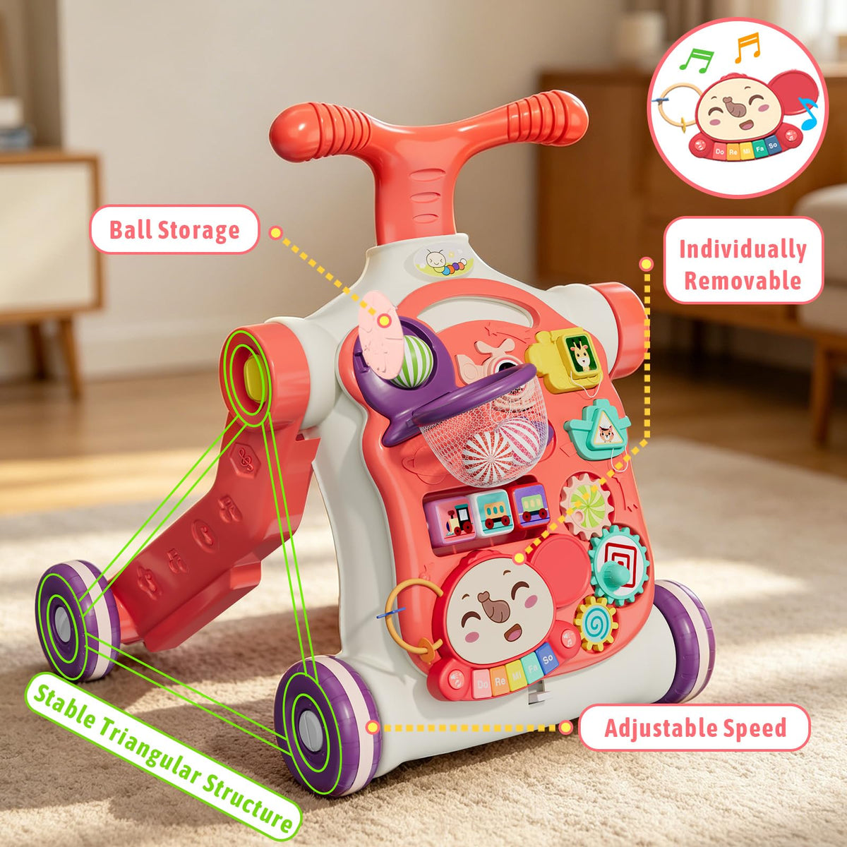 5 in 1 Baby Walker H557028