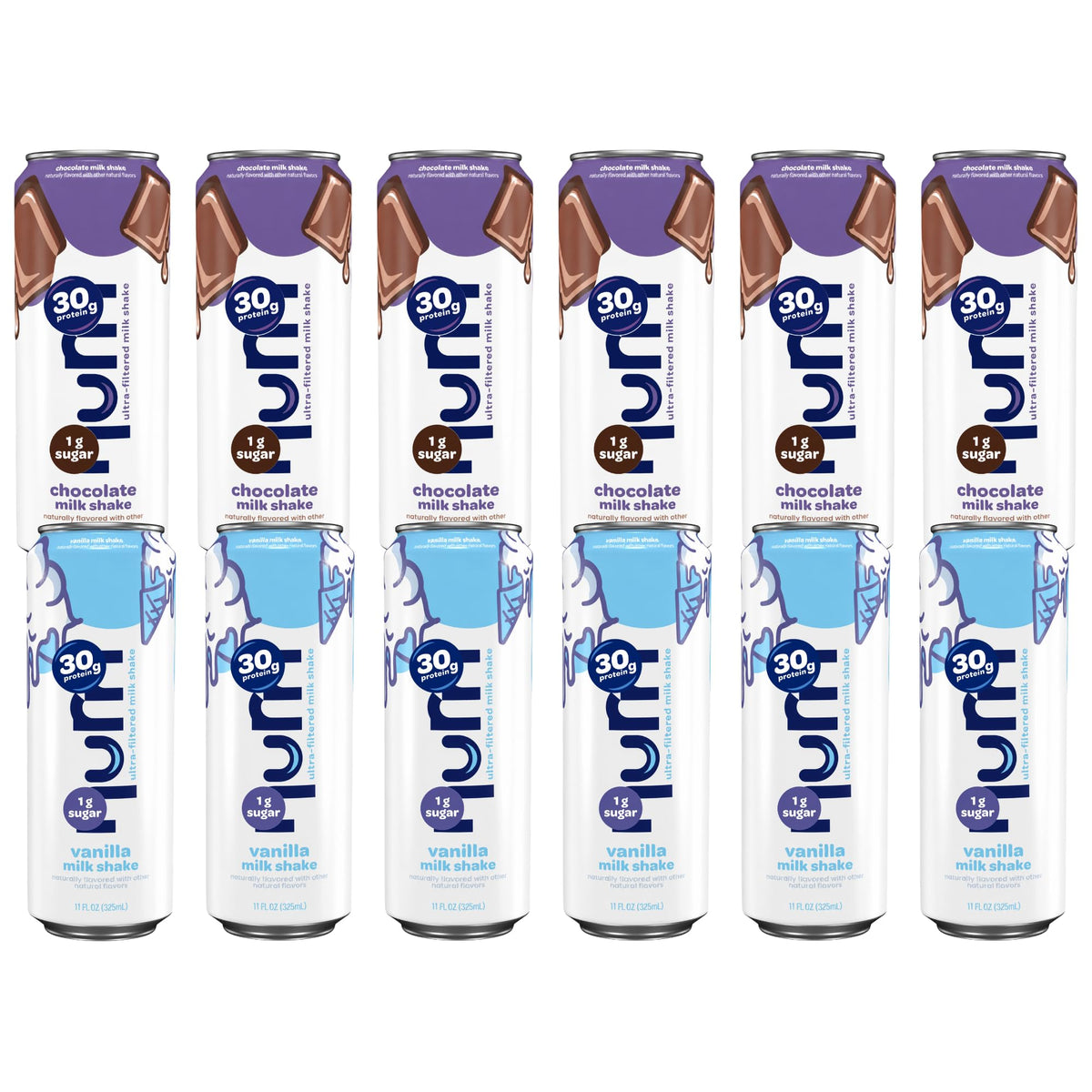 High Protein Shake Variety Pack, 30g Protein, 12 Pack Q547