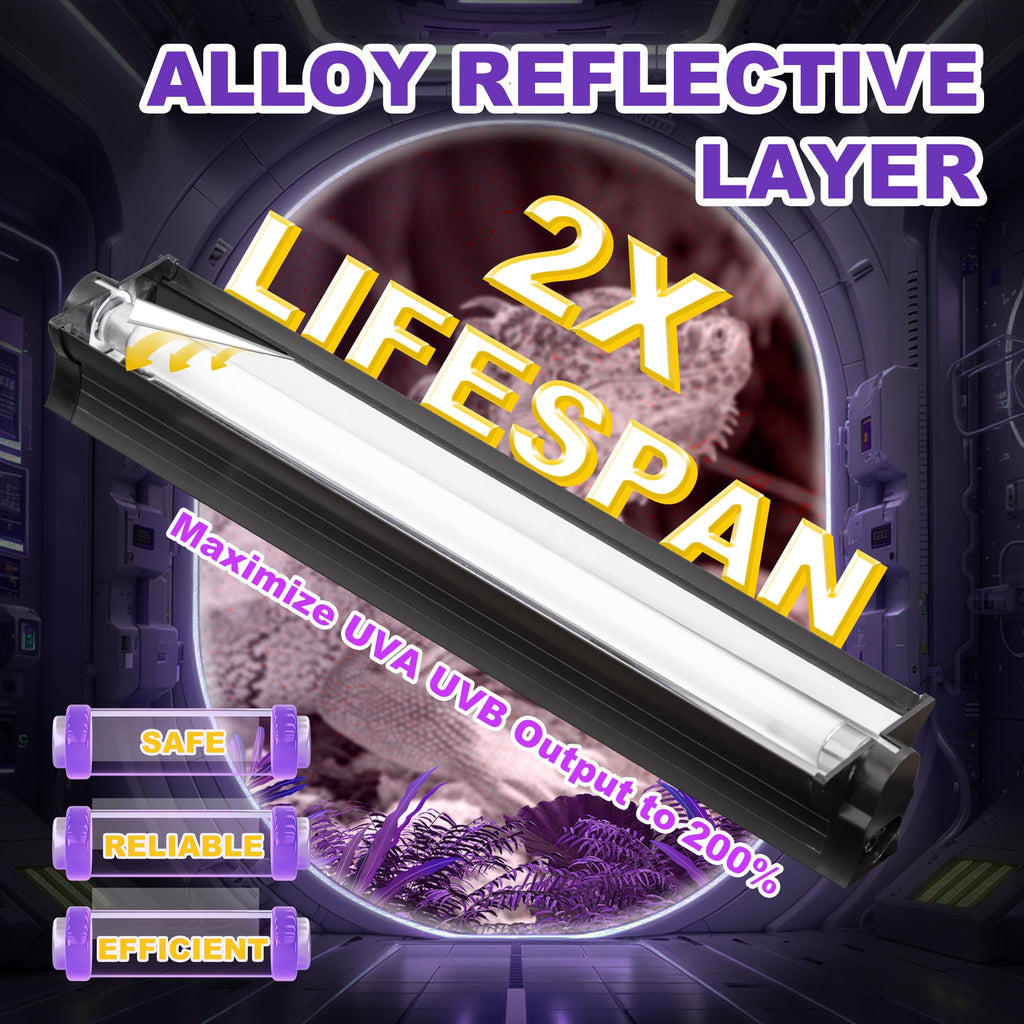 8W 5.0 UVB Reptile Light Fixture I718955