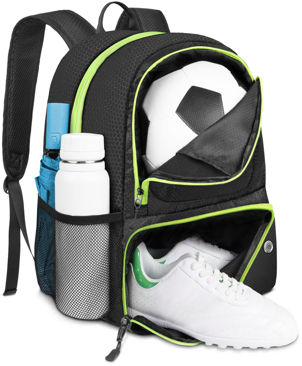 Soccer Backpack with Ball Holder and Shoe Compartment U27497