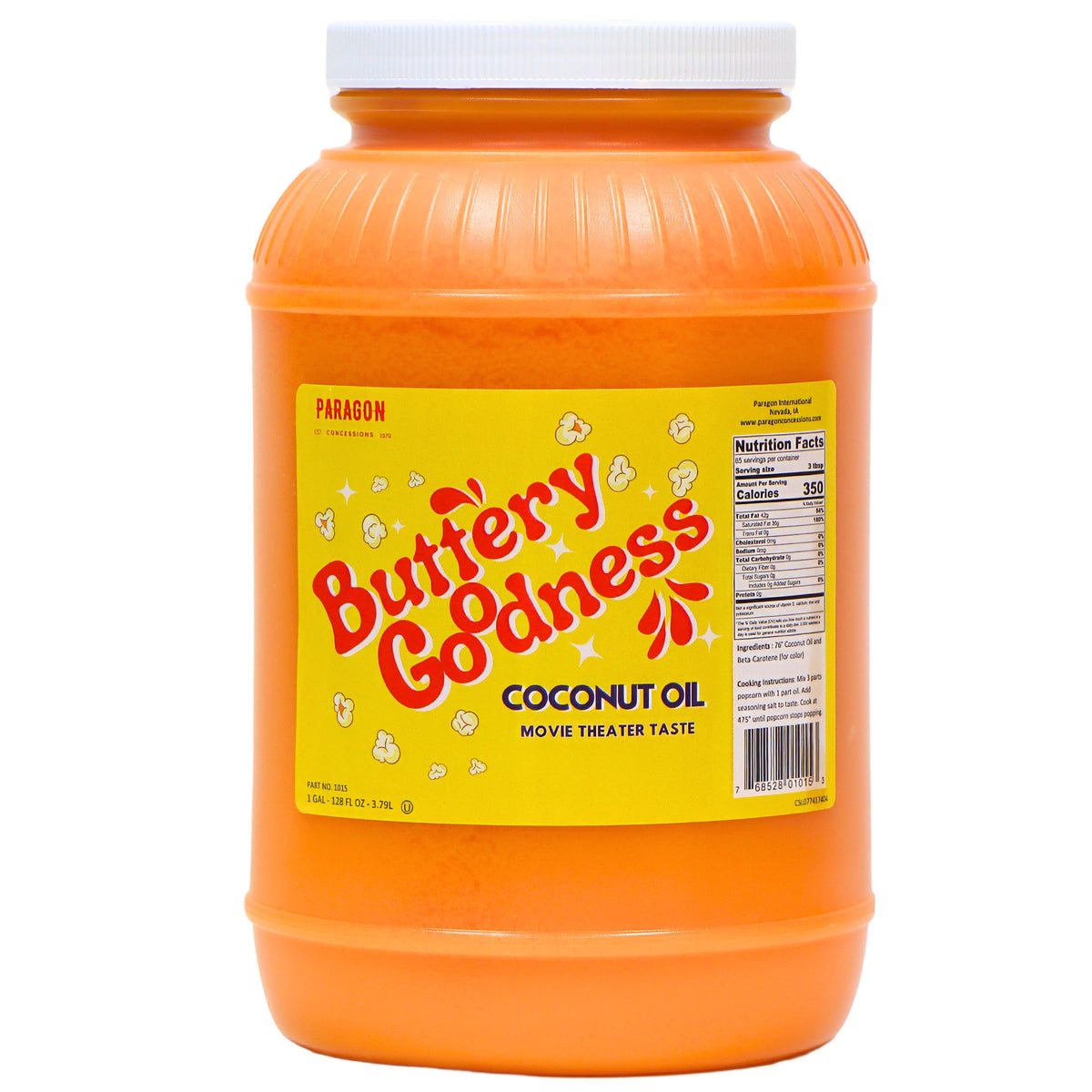 Coconut Popcorn Popping Oil Gallon G16845