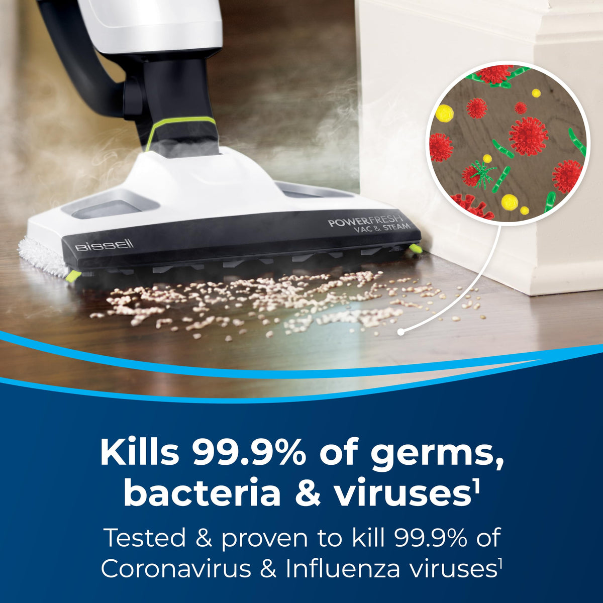 All-in-One Vacuum and Steam Mop D6400