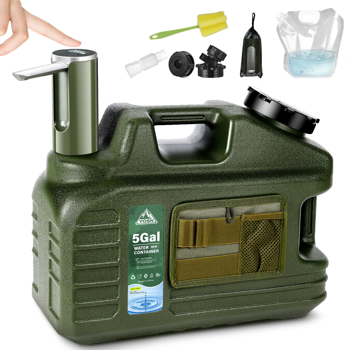 5 Gallon BPA Free Water Jug with Pump and Spigot M46098