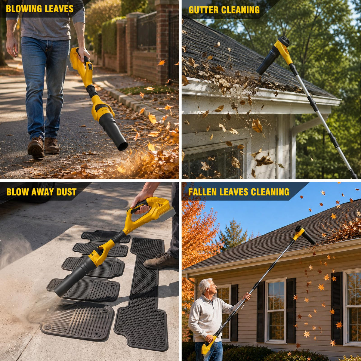 Leaf Blowers for Dewalt 20V Battery W8019