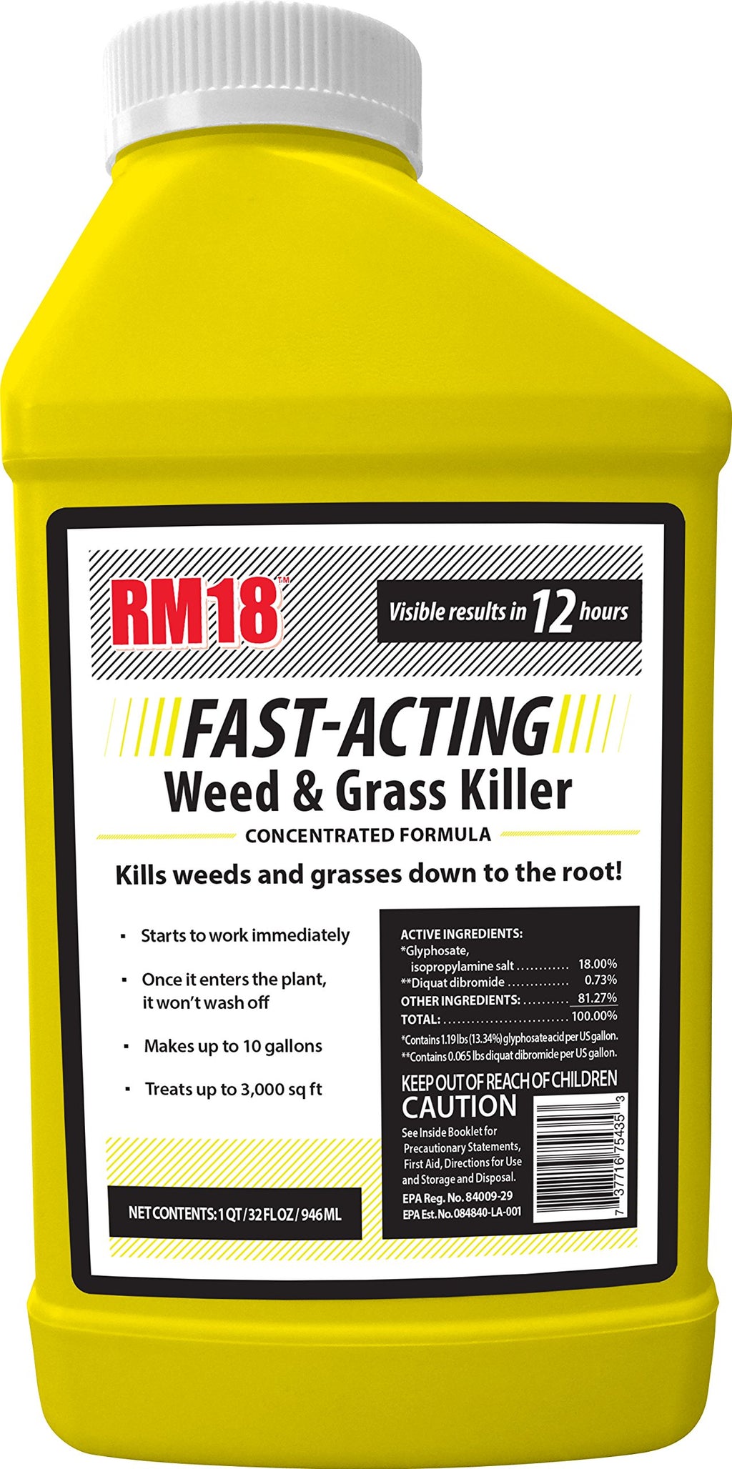 Fast-Acting Weed & Grass Killer Herbicide 32-ounce Q4652