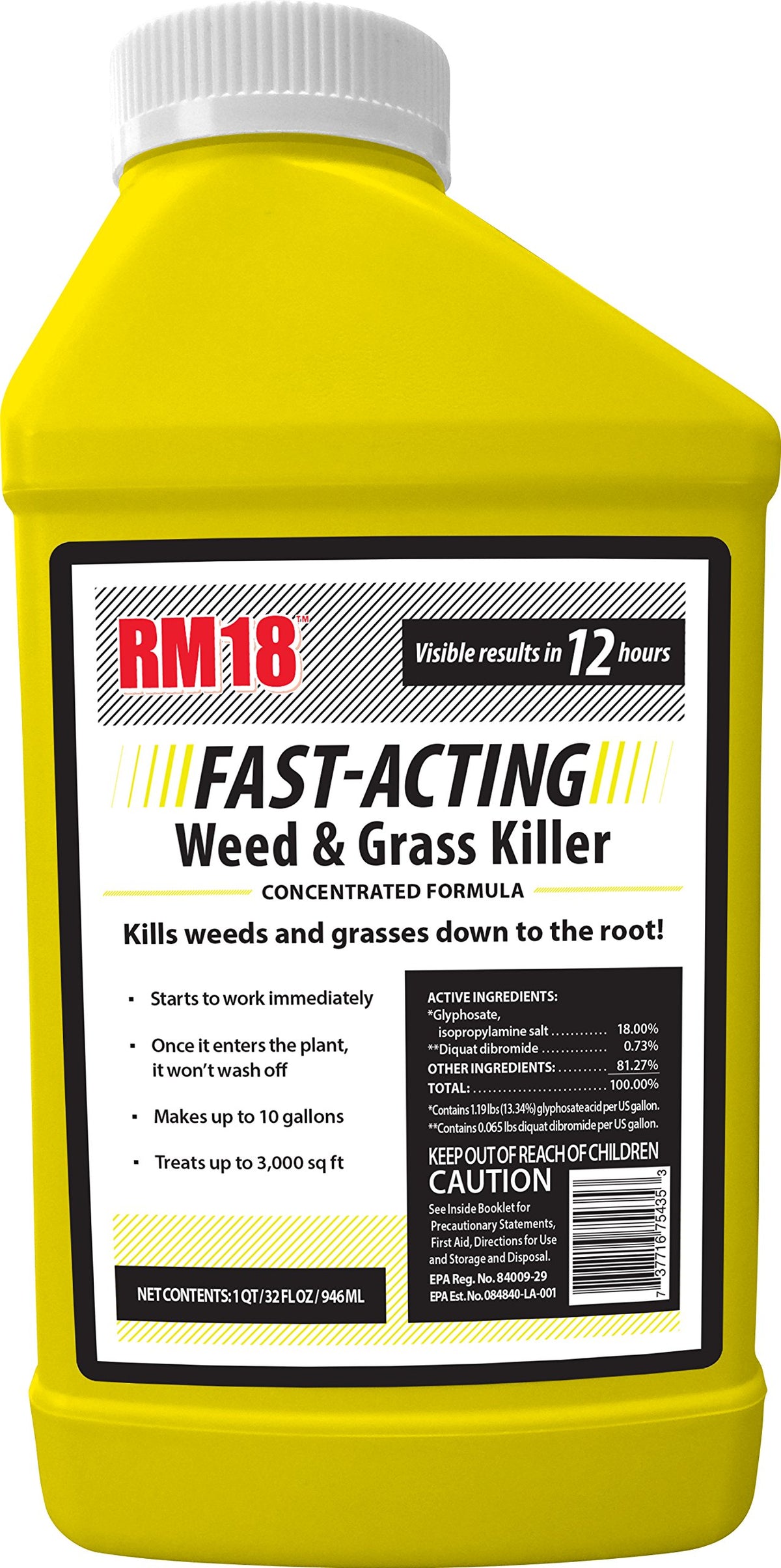 Fast-Acting Weed & Grass Killer Herbicide 32-ounce Q4652