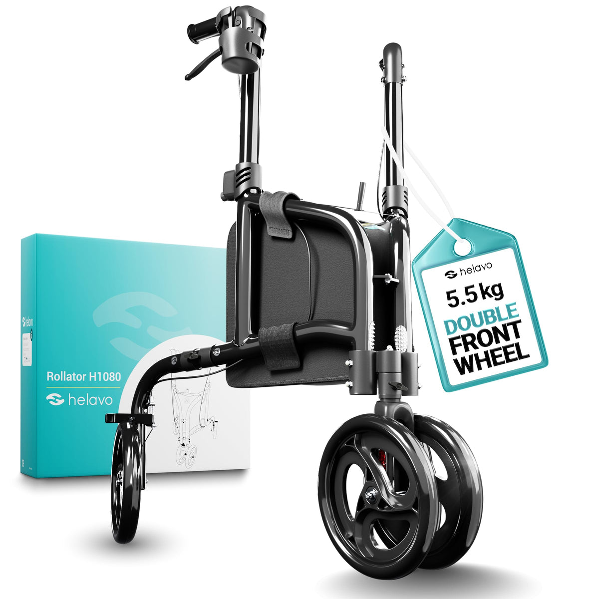3 Wheel Walker with Double Front Wheels F547077