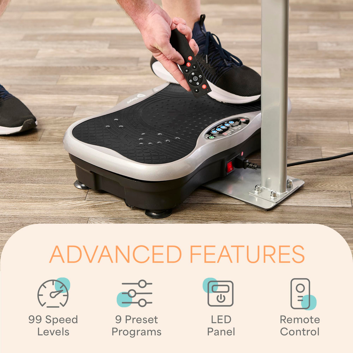 Vibration Plate with Handles and Magnetic Acupoints Z260