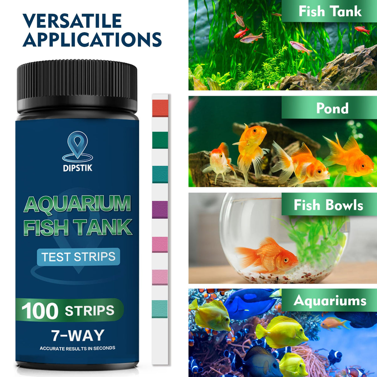Aquarium Test Strips 100ct J13857