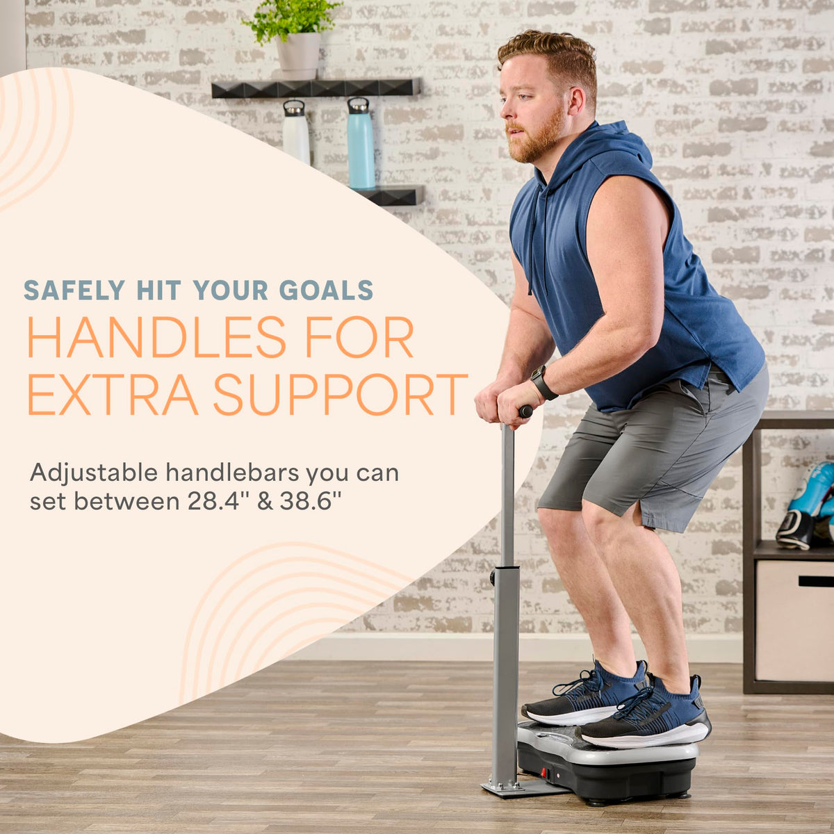 Vibration Plate with Handles and Magnetic Acupoints Z260