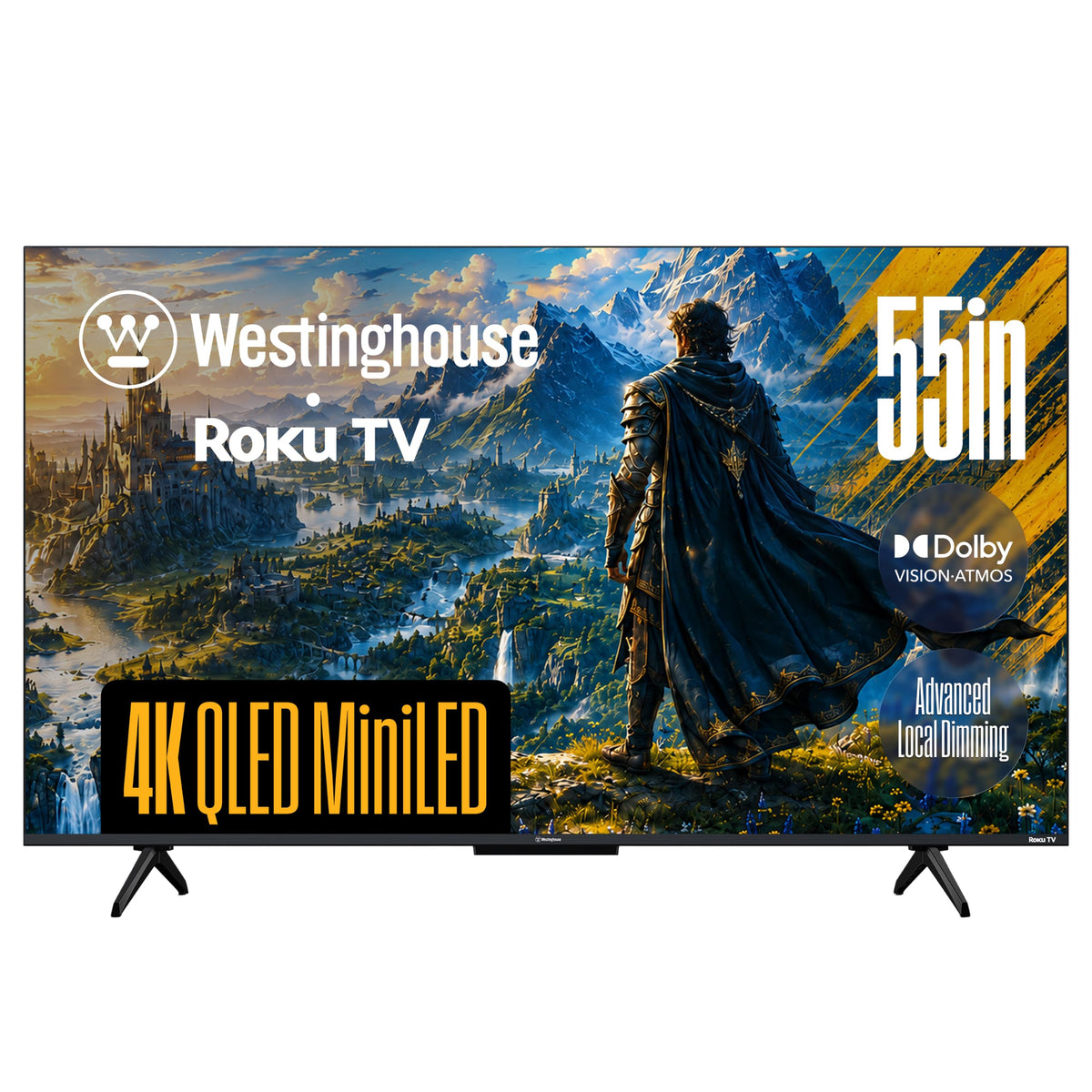 55 Inch Mini LED 4K UHD Roku TV W9676