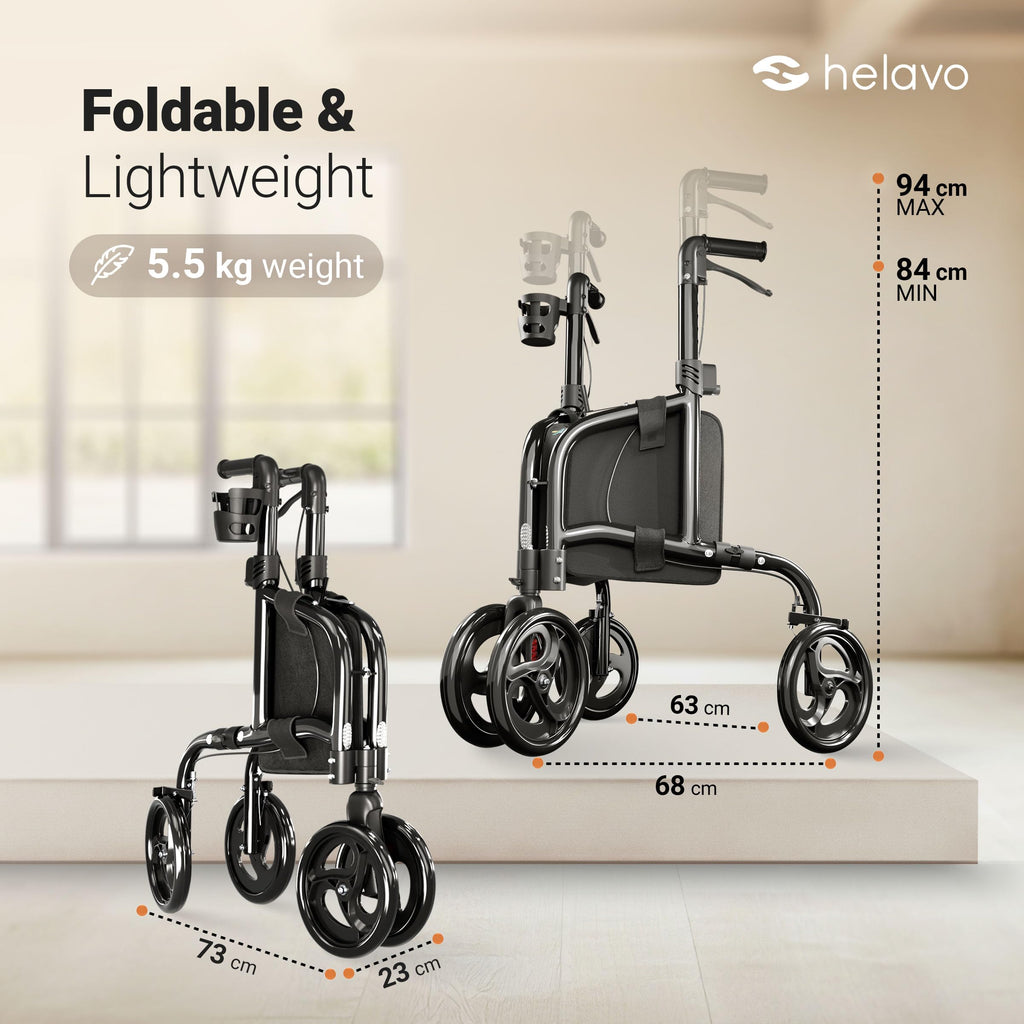 3 Wheel Walker with Double Front Wheels F547077