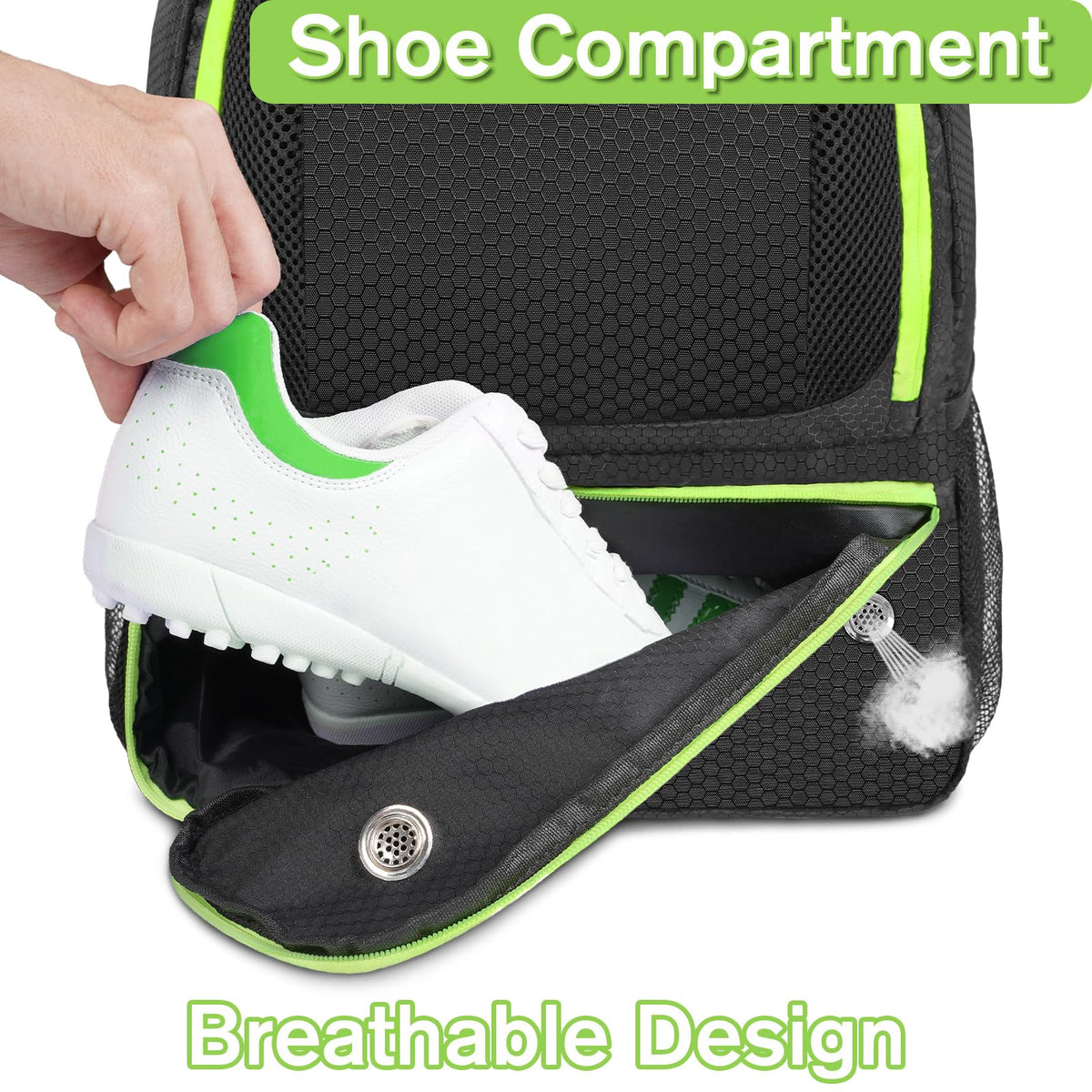 Soccer Backpack with Ball Holder and Shoe Compartment U27497